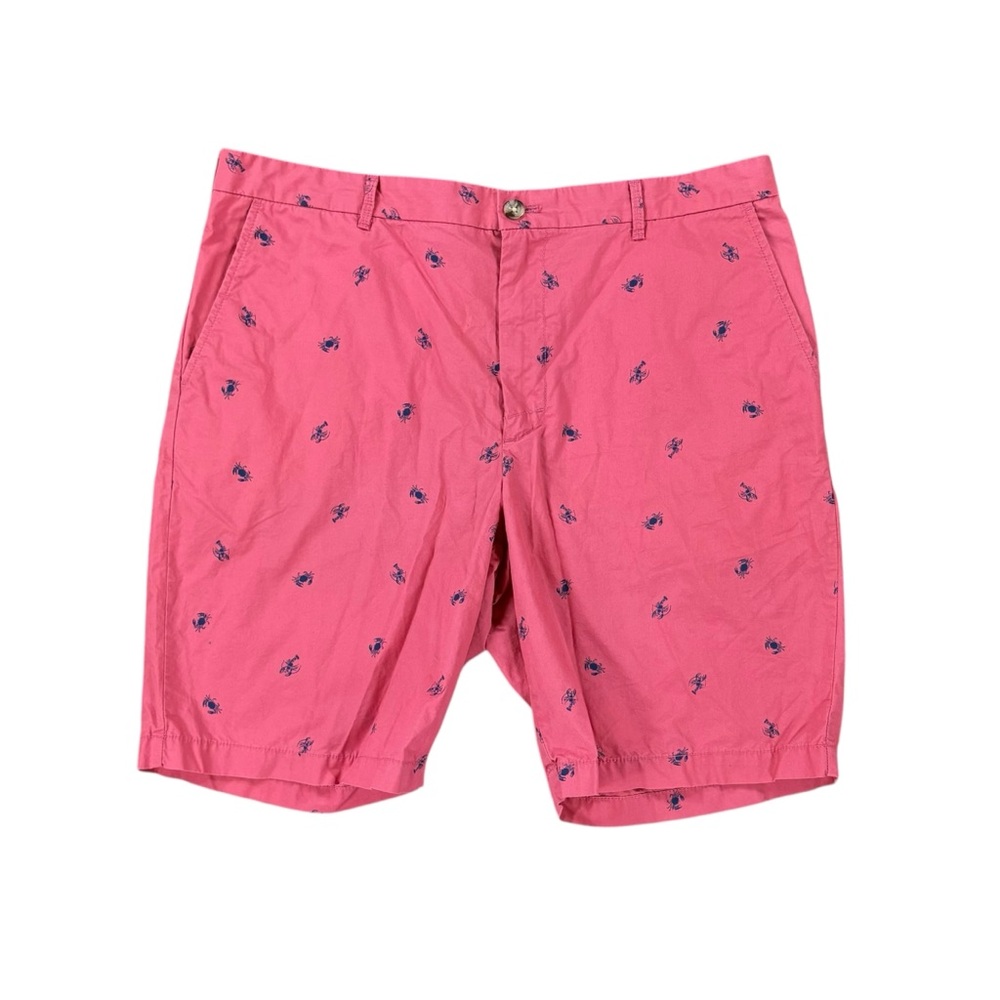 Men’s IZOD pink lobster and crab print shorts size 36